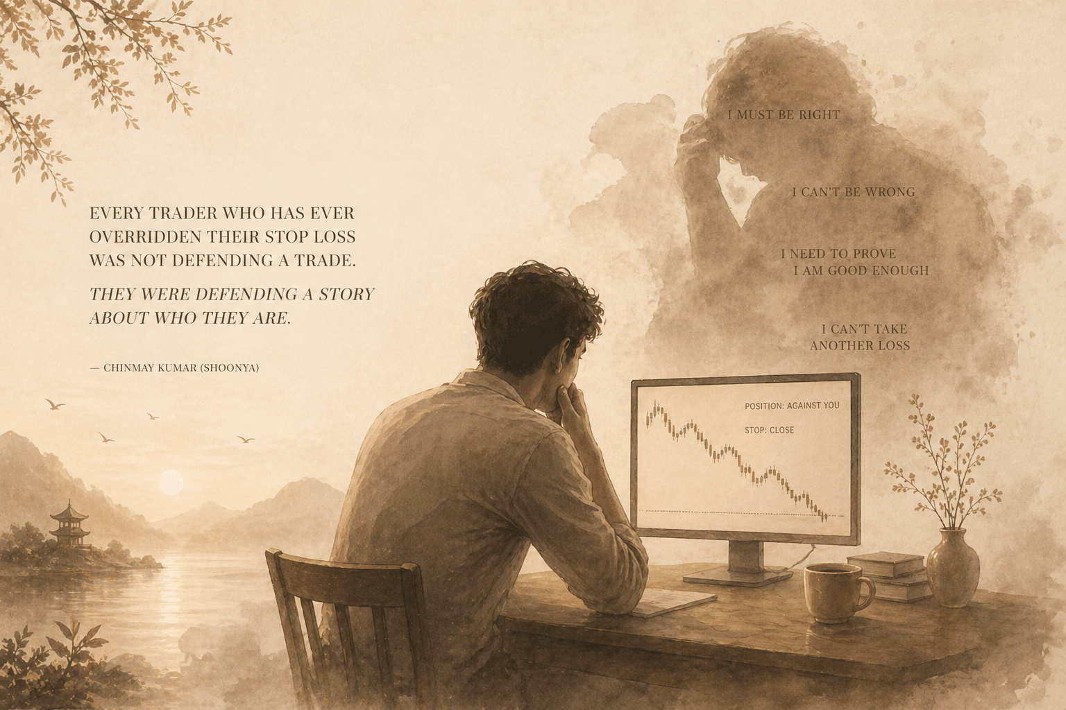 You Don't Fear Losing Money. You Fear Being Proven Right About Yourself.